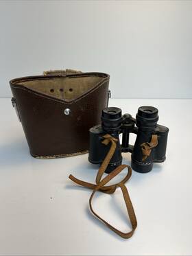 61042 Patrol Vintage Binoculars No 6x30 Triple Tested Made In Japan