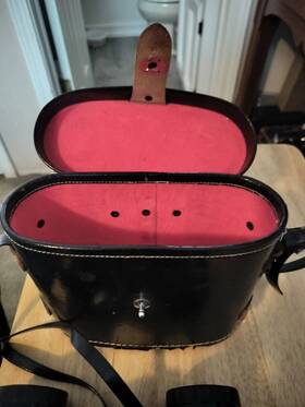 9-6191 Penncrest Vintage 7x35 Extra Wide Angle Binoculars 551ft At 1000 Yds With Case