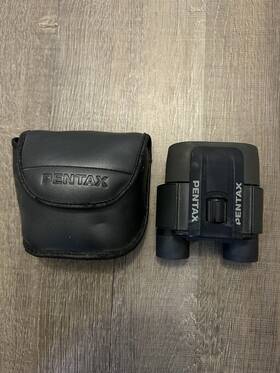 259488 Pentax 10x24 Ucf Wr 6 Binoculars With Case Pre-owned Euc