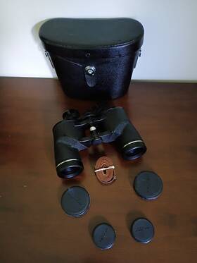 4300741 Pentax Asahi Vintage 7x35 Binoculars Made In Japan Jb-21