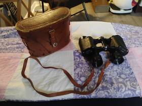 7253 Pentax Vintage Asahi Binoculars 8x30 Case And Strap Coated Lens