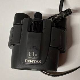 775653 Pentax 8x24 Ucf Binoculars 8x Magnification 24mm Lens Black 7.5