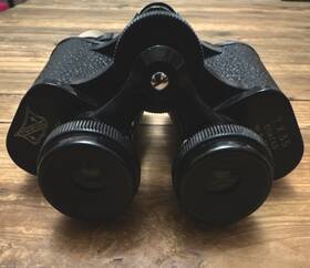Prestige N-96357 Vintage Triple Tested 7x35 Binoculars Coated Porro Prism Black