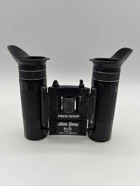 D0805335 Prof / Shop Slim Jims A1897 Prof/shop Binoculars 366 Ft 1000 Yds Black