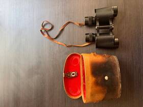 81c156 Puritan Vintage Binoculars With Case Made In Japan