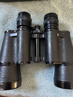 Ak15728 Raleigh 15728 Vintage 7x50 Binoculars With Leather Case