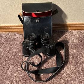 Ranger T-703 Deluxe 8x30 Coated Porro Prism Binoculars With Case Black