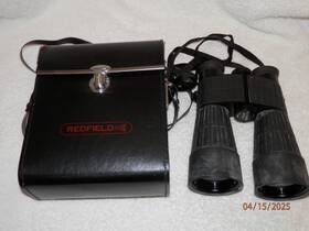 Y107806 Redfield 1980 S 10x50 Rubber Armoured Binoculars With Case-made In Japan