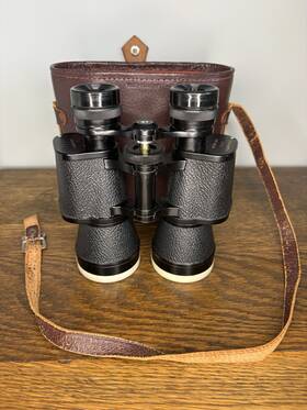 8219201210 Regatta Vintage 7x50 Binoculars Is Original Leather Case Made In Japan