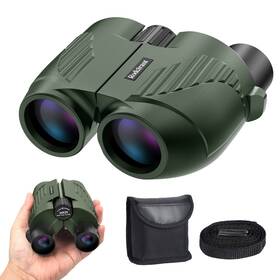 Rodcirant 723497865609 20x25 Compact Binoculars For Adults And Kids Large Eyepiece Waterproof Binocu
