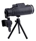 Ruwxmju5 High Power Monocular Telescope Bird Watching Scope Zoom Prism Fmc