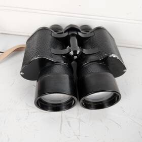 1500f Sans & Streiffe And No.850 Field Glass 7x50 Wide Binoculars Black