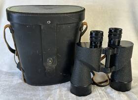 Sard 88-b-320 Vintage 7 X 50 Binoculars With Case Us Navy Wwii Mark 21 Square D Co. Bu Aero