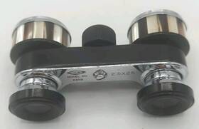 2369 Scope Beautiful Opera Glasses With Mother Of Pearl And Black Onyx Decoration