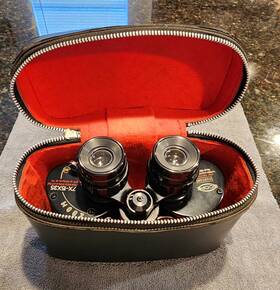 Scope A-30312683 Tri-tested Amber Coated Zoom 7x-15x35 Binoculars In Case No