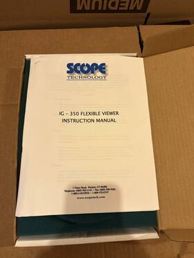 Ig-350 Scope Technology Flexible Viewer Fiber Powerscope Super Mint Condition