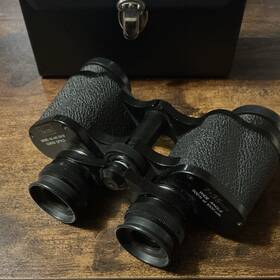Sears 4261d 7x35 Porro Prism Binoculars Coated Optics Wide Angle Black