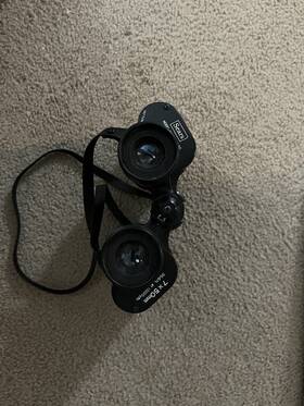 473.231 Sears 7x50 Binoculars Model Coated Porro Prism Black