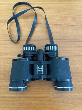 47325190 Sears Binoculars Model #47325190 Black 7x-15x35mm Fully Coated Optics With Case