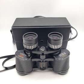 583.25200 Sears Vintage Binoculars 7-15x35mm Model Discoverer Wide Zoom Case