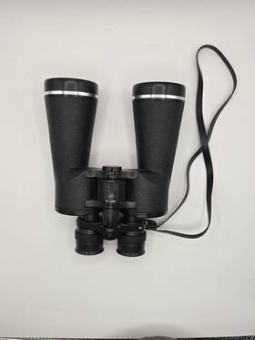 583.25870 Sears Vintage Discoverer 10x-40x-60mm Binoculars With Strap Model