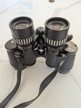 58325190 Sears Vintage Binoculars Model 583 25190 7-15 X 35 Discoverer Zoom Collect