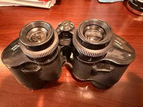 C1-02620 Sears Model No. 2523 Binoculars 7x35mm Wide Angle W Orig Case