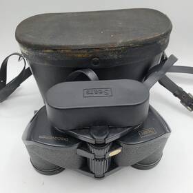 Dsc-h7 Sears Vintage Discoverer 7x35 Binoculars Extra Wide Angle 578ft With Case As-is