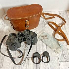 50510 Seefar Vintage Binoculars Leather Velvet Case Bright Vue 6x30 #50510