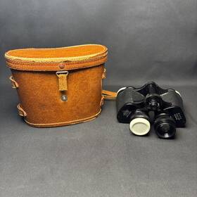 29230 Seeker Vintage Stc 8 X 30 Field 75 Degree Binoculars No. And Case