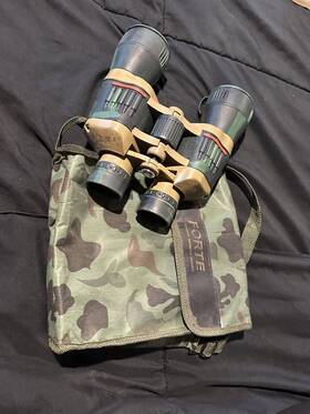 Seh-99990x98800 Sehfeld Vtg Original Russian Binoculars 99990 X 98800 Red Star With Compass