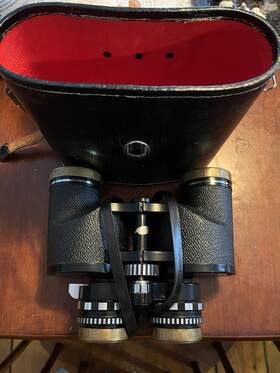42-10073 Selsi Vintage Binoculars 7x12x40mm With Case