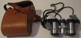 62062 Selsi 61309 Vintage Lightweight Coated 7x18 Field Binoculars And Case Metal
