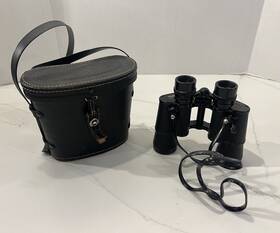 254522 Shrine Manon Vintage Binoculars 7x35 Field 6.5 341ft 1000yds Japan Deluxe Lens