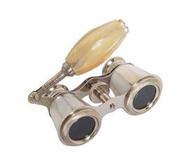 Sw0215 Sifaat World Opera Glasses Nickel Finish Antique Style Decorative Binoculars Vintage Co