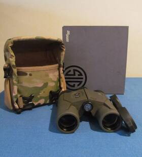 Kilo6k Sig Sauer Hd Binoculars 10x32mm Rangefinding Excellent Condition