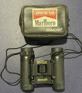 Simmons 045618011567 Vintage Marlboro Adventure Team Compact Binoculars 8x21 Model 1156