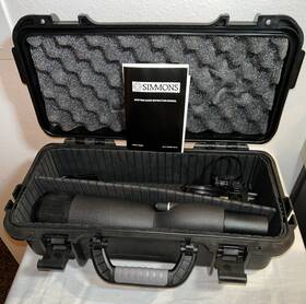 846060p Simmons 20-60x60mm Spotting Scope With Hard Case/ Accessories