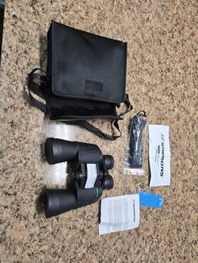 Tcp017660 Simmons Optics 045618000233 Binoculars 10x50 With Carru Case Owners Manuel And