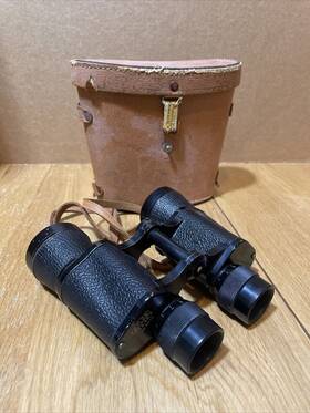 3973 Skyline Vintage Binoculars 7x35 Field 6 Coated No. With Case