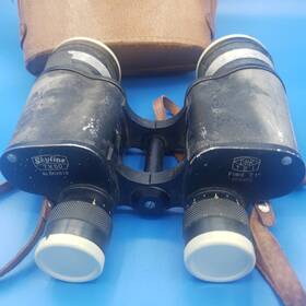 562518 Skyline Vintage Dbk Binoculars 7x50 7.1 Field Coated No. With Case