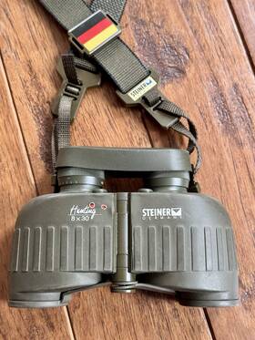 90736 Steiner German Hunting 8x30 Binoculars M22 Reticle N2 Fog Stop