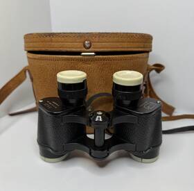 Stellar 22787 Vtg 8x25 Binoculars No. Without Riginal Leather Case