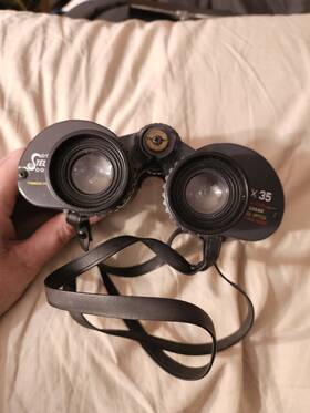 23530 Stellar Famous Precision 7x35 Coated Optics Binoculars 578ft 1000 Yards With Case