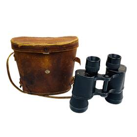 77990 Stellar Precision Vintage 7x35 Coated Optics Binoculars Leather Case 367 1000