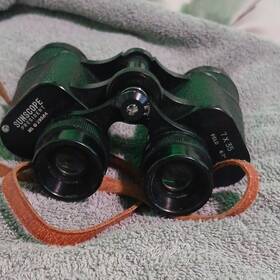 Sunscope 285854 President 7x35 Binoculars Black 35mm Mpn With Case