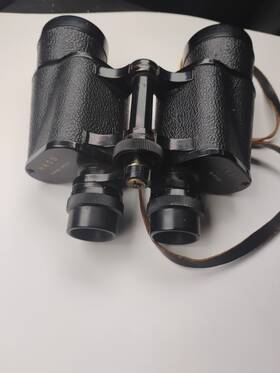 47222 Super Haco Vintage Fully Coated Optics 7 X 50/ 71 Field Binoculars In Original Case