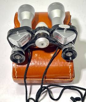 233621 Super Zenith Vintage Binoculars 8x20 Field 6.0 Coated Optics Stainless Japan