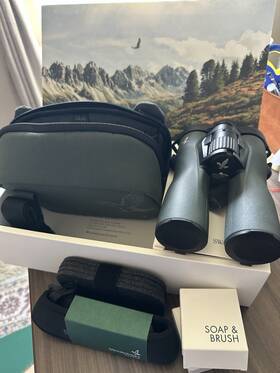Swarovski Nl-12x42 Nl Pure 12x42 Green Roof Prism Fully Multi-coated Binoculars Case