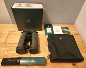 34008 Swarovski Optik El 8 X 42 Swarobright Binoculars With Box And Extras-excellent Cond-green